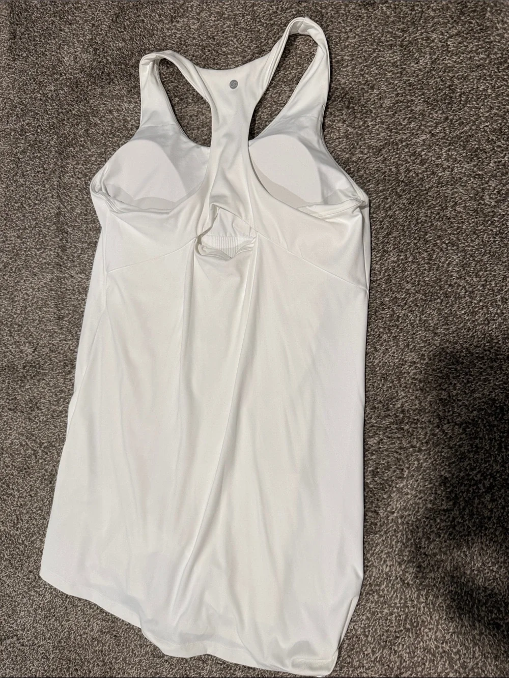 Lululemon athletica Women’s White dri-fit Racerback Tank Dress